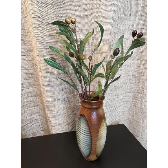 Vintage Tall Pottery Craft Vase Circa 1970's - Picture 7 of 7